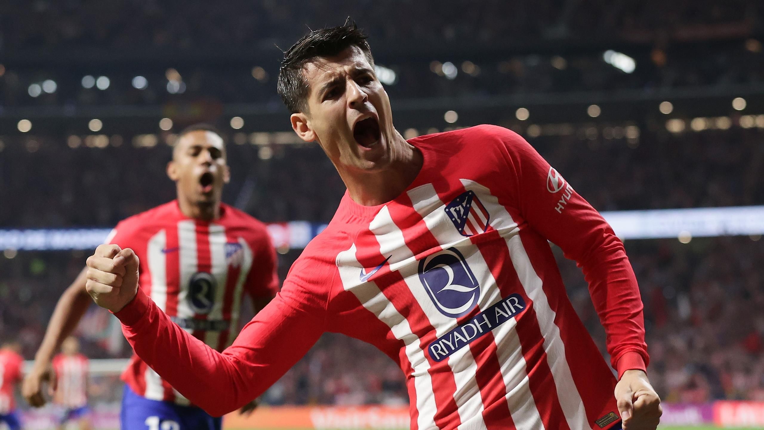 Morata đã lập cú đúp cho Atletico