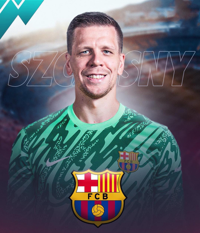 Szczesny chưa thể thi đấu cho Barca